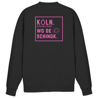 Wo de Sonn schingk - Köln Druck Rücken - Basic Sweatshirt