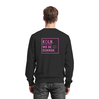 Wo de Sonn schingk - Köln Druck Rücken - Basic Sweatshirt