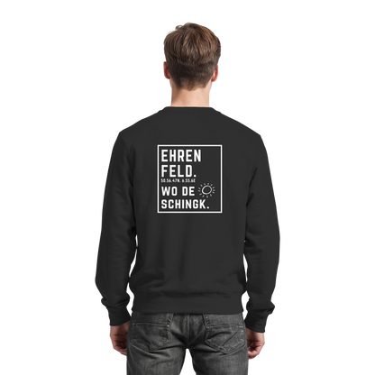 Wo de Sonn schingk - Ehrenfeld Druck Rücken  - Basic Sweatshirt