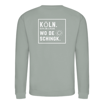 Wo de Sonn schingk - Köln Druck Rücken  - Basic Sweatshirt