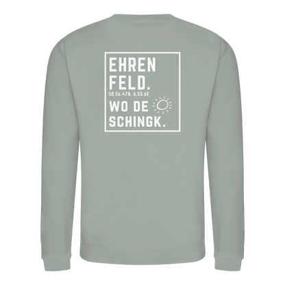Wo de Sonn schingk - Ehrenfeld Druck Rücken  - Basic Sweatshirt