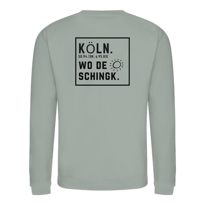 Wo de Sonn schingk - Köln Druck Rücken  - Basic Sweatshirt