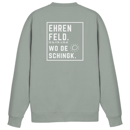 Wo de Sonn schingk - Ehrenfeld Druck Rücken  - Basic Sweatshirt