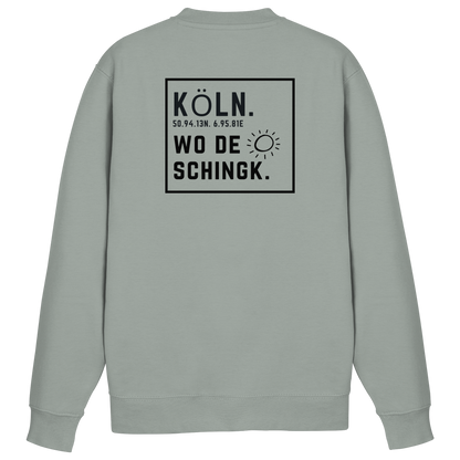Wo de Sonn schingk - Köln Druck Rücken  - Basic Sweatshirt