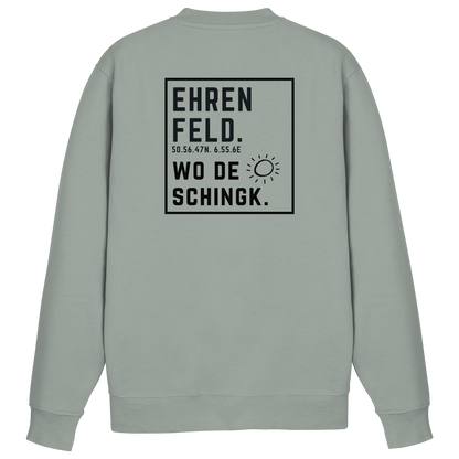 Wo de Sonn schingk - Ehrenfeld Druck Rücken - Basic Sweatshirt