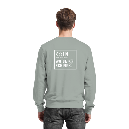 Wo de Sonn schingk - Köln Druck Rücken  - Basic Sweatshirt