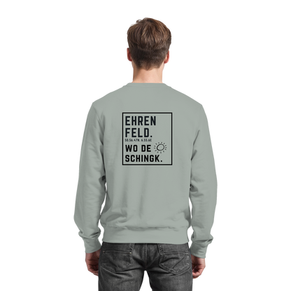 Wo de Sonn schingk - Ehrenfeld Druck Rücken - Basic Sweatshirt