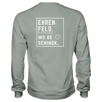 Wo de Sonn schingk - Ehrenfeld Druck Rücken  - Basic Sweatshirt