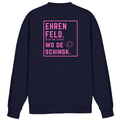 Wo de Sonn schingk - Ehrenfeld Druck Rücken  - Basic Sweatshirt