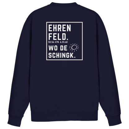 Wo de Sonn schingk - Ehrenfeld Druck Rücken  - Basic Sweatshirt