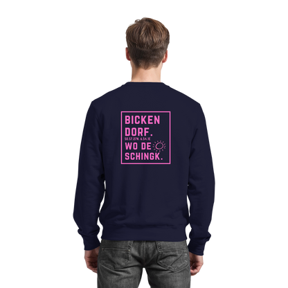 Wo de Sonn schingk - Bickendorf Druck Rücken - Basic Sweatshirt