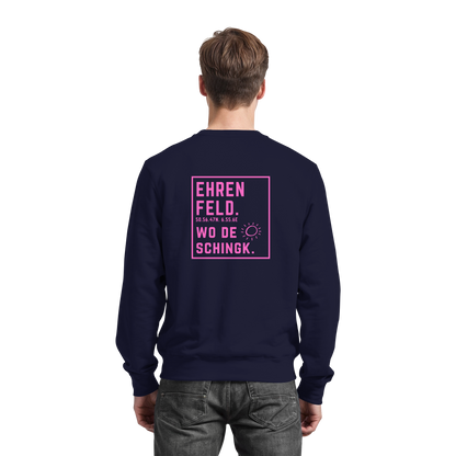 Wo de Sonn schingk - Ehrenfeld Druck Rücken  - Basic Sweatshirt