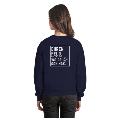 Wo de Sonn schingk - Ehrenfeld Druck Rücken  - Basic Sweatshirt