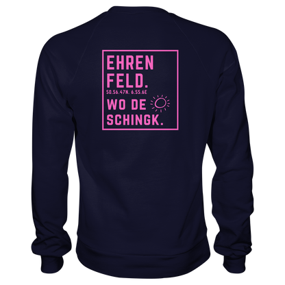 Wo de Sonn schingk - Ehrenfeld Druck Rücken  - Basic Sweatshirt