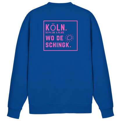 Wo de Sonn schingk - Köln Druck Rücken - Basic Sweatshirt