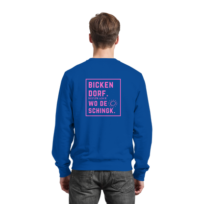 Wo de Sonn schingk - Bickendorf Druck Rücken - Basic Sweatshirt