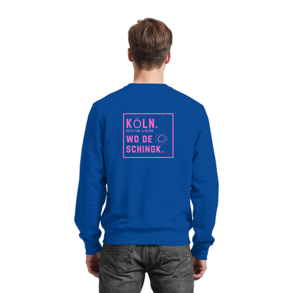 Wo de Sonn schingk - Köln Druck Rücken - Basic Sweatshirt
