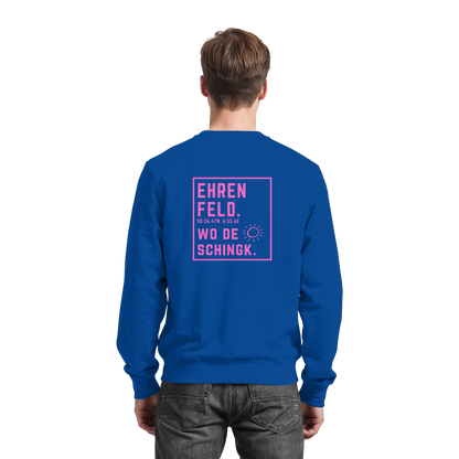 Wo de Sonn schingk - Ehrenfeld Druck Rücken  - Basic Sweatshirt