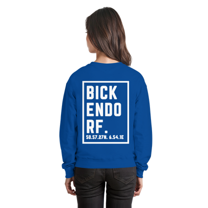 Bickendorf Koordinaten (großer Druck auf dem Rücken) - Basic Sweatshirt