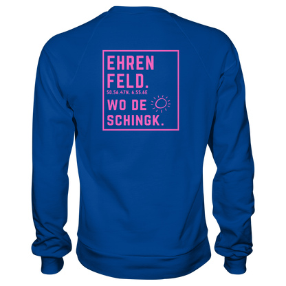 Wo de Sonn schingk - Ehrenfeld Druck Rücken  - Basic Sweatshirt