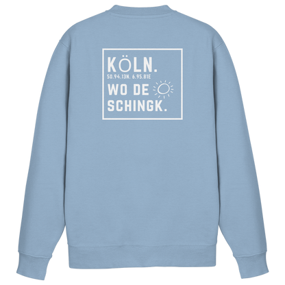 Wo de Sonn schingk - Köln Druck Rücken  - Basic Sweatshirt
