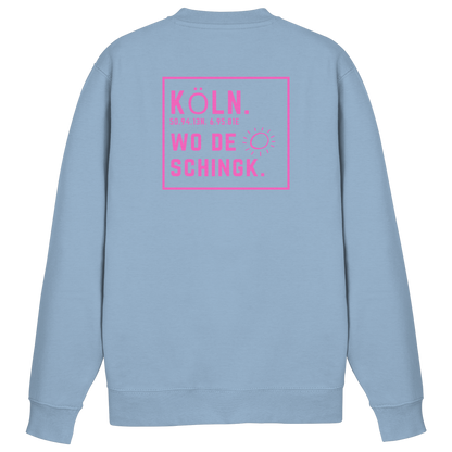 Wo de Sonn schingk - Köln Druck Rücken - Basic Sweatshirt