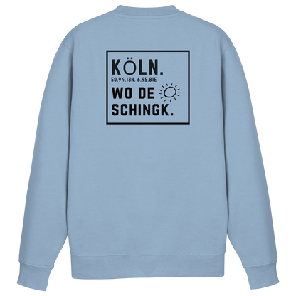 Wo de Sonn schingk - Köln Druck Rücken  - Basic Sweatshirt