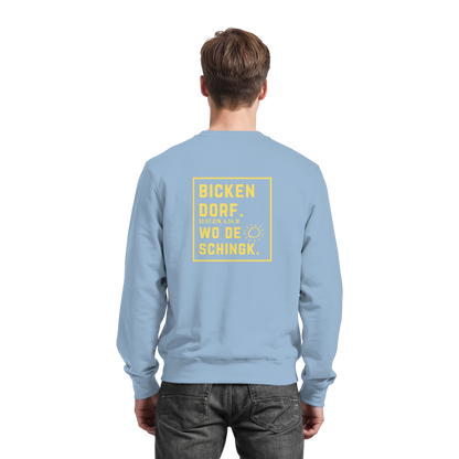 Wo de Sonn schingk - Bickendorf Druck Rücken - Basic Sweatshirt