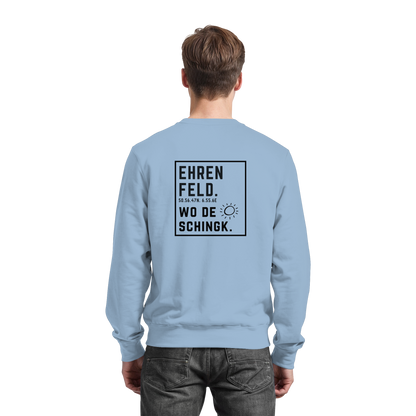 Wo de Sonn schingk - Ehrenfeld Druck Rücken - Basic Sweatshirt