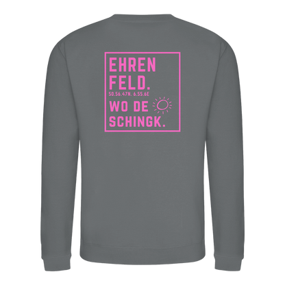 Wo de Sonn schingk - Ehrenfeld Druck Rücken  - Basic Sweatshirt