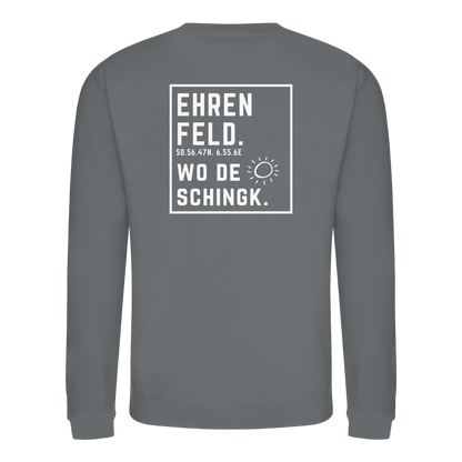 Wo de Sonn schingk - Ehrenfeld Druck Rücken  - Basic Sweatshirt