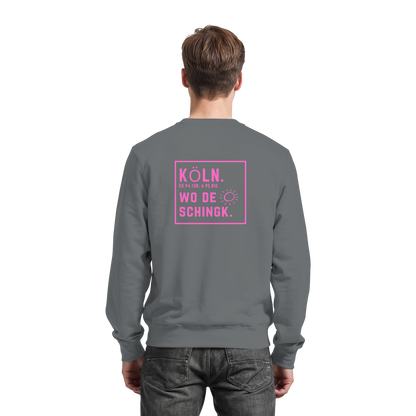 Wo de Sonn schingk - Köln Druck Rücken - Basic Sweatshirt