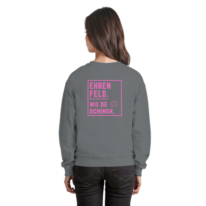 Wo de Sonn schingk - Ehrenfeld Druck Rücken  - Basic Sweatshirt