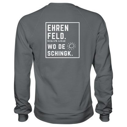 Wo de Sonn schingk - Ehrenfeld Druck Rücken  - Basic Sweatshirt
