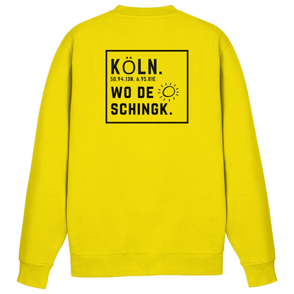 Wo de Sonn schingk - Köln Druck Rücken  - Basic Sweatshirt
