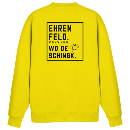 Wo de Sonn schingk - Ehrenfeld Druck Rücken - Basic Sweatshirt