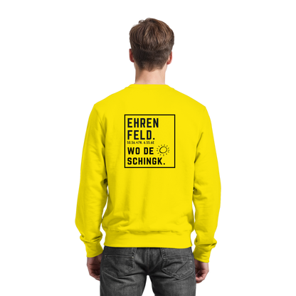 Wo de Sonn schingk - Ehrenfeld Druck Rücken - Basic Sweatshirt