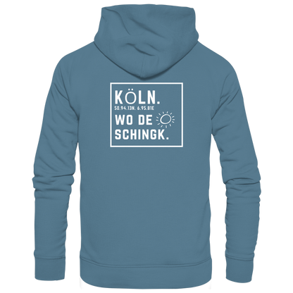 Wo de Sonn schingk - Köln Druck Rücken  - Basic Unisex Hoodie