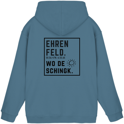 Wo de Sonn schingk - Ehrenfeld Druck Rücken - Basic Unisex Hoodie