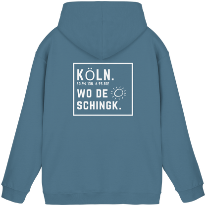 Wo de Sonn schingk - Köln Druck Rücken  - Basic Unisex Hoodie