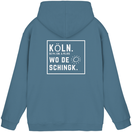 Wo de Sonn schingk - Köln Druck Rücken  - Basic Unisex Hoodie