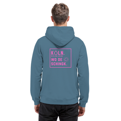 Wo de Sonn schingk - Köln Druck Rücken - Basic Unisex Hoodie