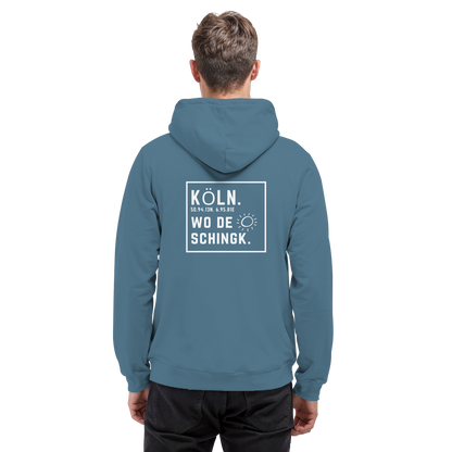 Wo de Sonn schingk - Köln Druck Rücken  - Basic Unisex Hoodie