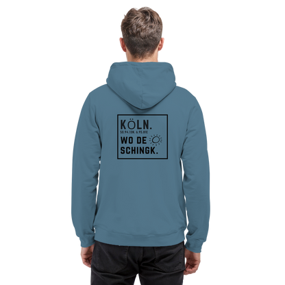 Wo de Sonn schingk - Köln Druck Rücken  - Basic Unisex Hoodie