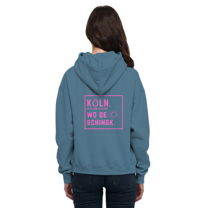 Wo de Sonn schingk - Köln Druck Rücken - Basic Unisex Hoodie