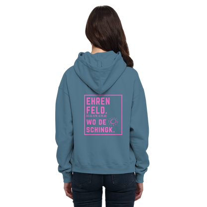 Wo de Sonn schingk - Ehrenfeld Druck Rücken  - Basic Unisex Hoodie