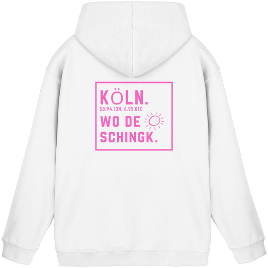 Wo de Sonn schingk - Köln Druck Rücken - Basic Unisex Hoodie