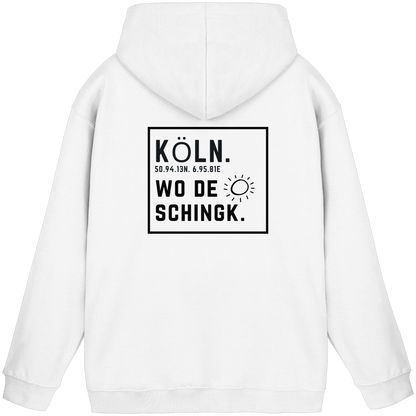 Wo de Sonn schingk - Köln Druck Rücken  - Basic Unisex Hoodie