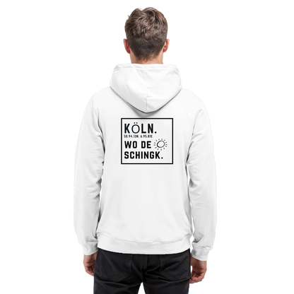 Wo de Sonn schingk - Köln Druck Rücken  - Basic Unisex Hoodie