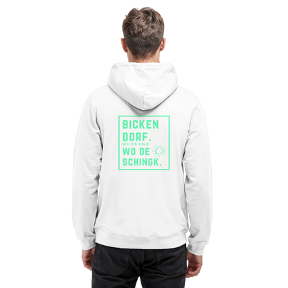 Wo de Sonn schingk - Bickendorf Druck Rücken - Basic Unisex Hoodie
